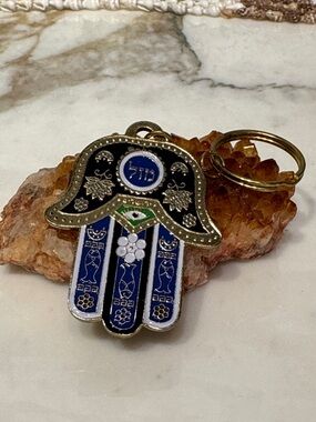 Hamsa Hand Keychain